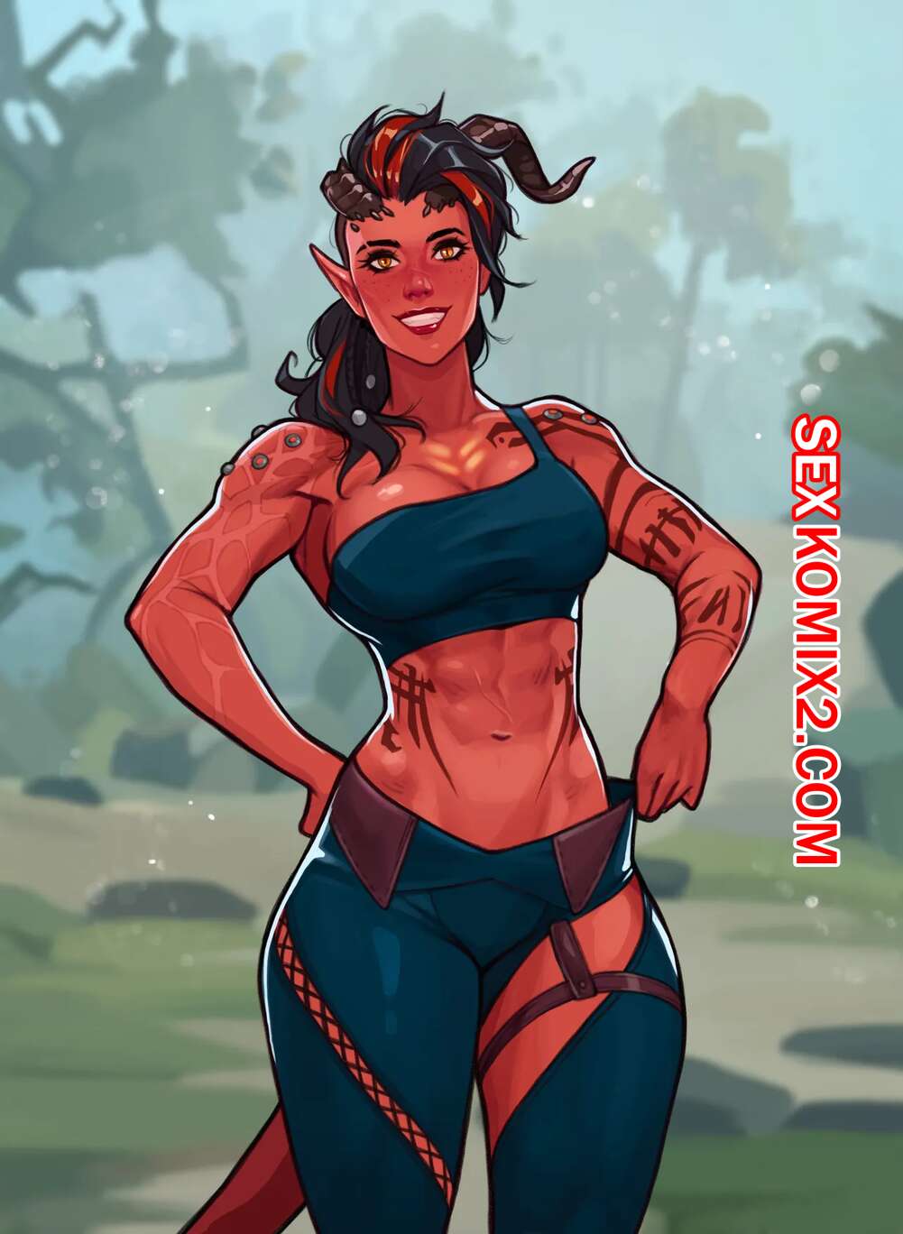 Порно комикс Baldurs Gate. olena minko