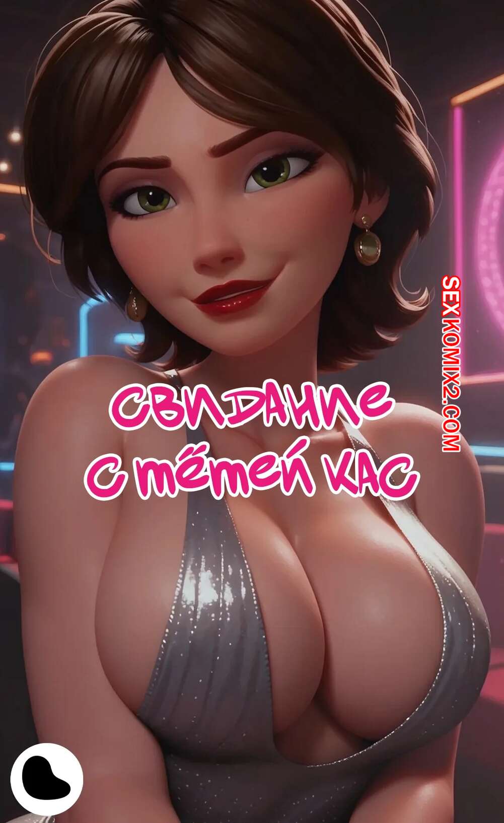 Порно комикс Big Hero 6. Свидание с тетей Кас. Часть 1 и 2. Date with Aunt Cass. LowFireStudios