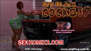 Порно комикс Большой черный член. Часть 7. Big Black Cocks. CrazyDad3D