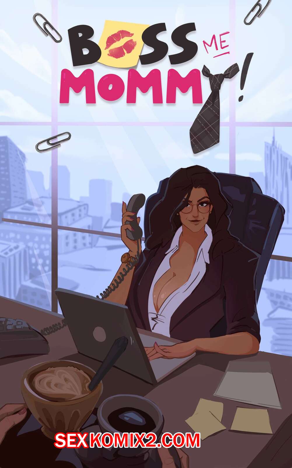 🍓 Порно комикс Босс моя мама Boss Me Mommy Hornyx секс комикс в  