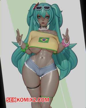 Порно комикс Brazilian Miku. Rushzilla