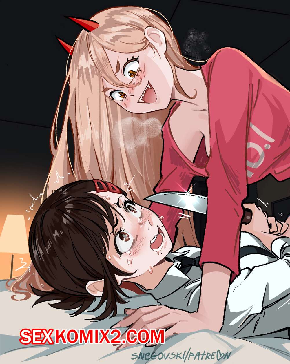 🍓 Порно комикс Chainsaw Man. Павер слишком хорни. snegovski9623 секс  комикс возбуждены и решили 🍓 | Порно комиксы | porn-comix.com