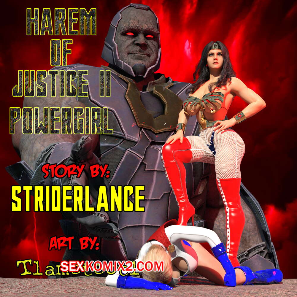 Порно комикс DC. Гарем справедливости. Часть 2. Пауэргерл. Harem of Justice. Powergirl. Tlameteotl