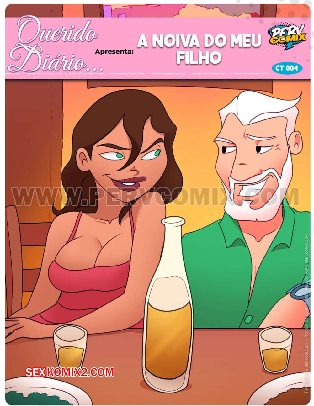 Порно комикс Дорогой дневник. Невеста моего сына. Querido Diario. A noiva do meu filho. PervComix