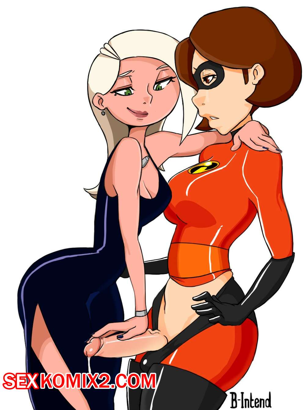 🍓 Порно комикс Эластигёрл и Мираж. Elastigirl and Mirage секс комикс очень  возбуждена и 🍓 | Порно комиксы | porn-comix.com