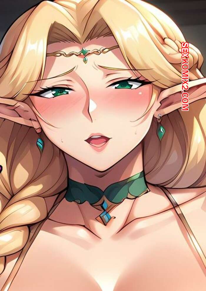 Порно комикс Эльфийки с большими сиськами под гипнозом. Kyonyuu Elf Oyako Saimin. RazorThreat