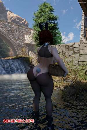 Порно комикс Extra Content. Widow Bunny. Rose Blue 3D