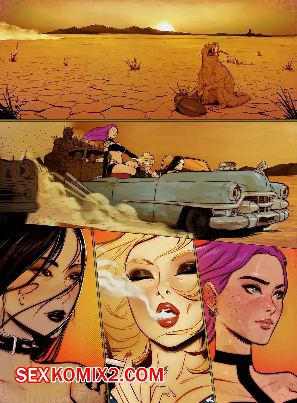 Порно комикс Fallout. Райские водопады. Часть 2. Cherry gig