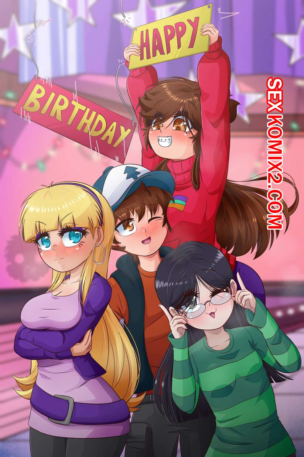 🍓 Порно комикс Гравити Фолз. Сосны на день рождения. Birthday Pines.  Gravity Falls. ElChasconsito секс комикс сделать подарок Дипперу 🍓 | Порно  комиксы | sex-comixxx2.com