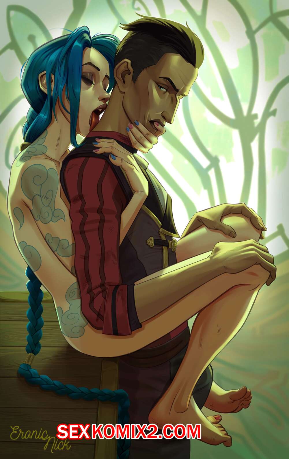 🍓 Порно комикс League of Legends. Jinx and Silco. Nick Eronic секс комикс  очень возбуждена и 🍓 | Порно комиксы | porn-comix2.com