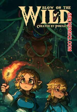 Порно комикс Legend Zelda. Дыхание дикой природы. Blow on the wild. PokiLewd