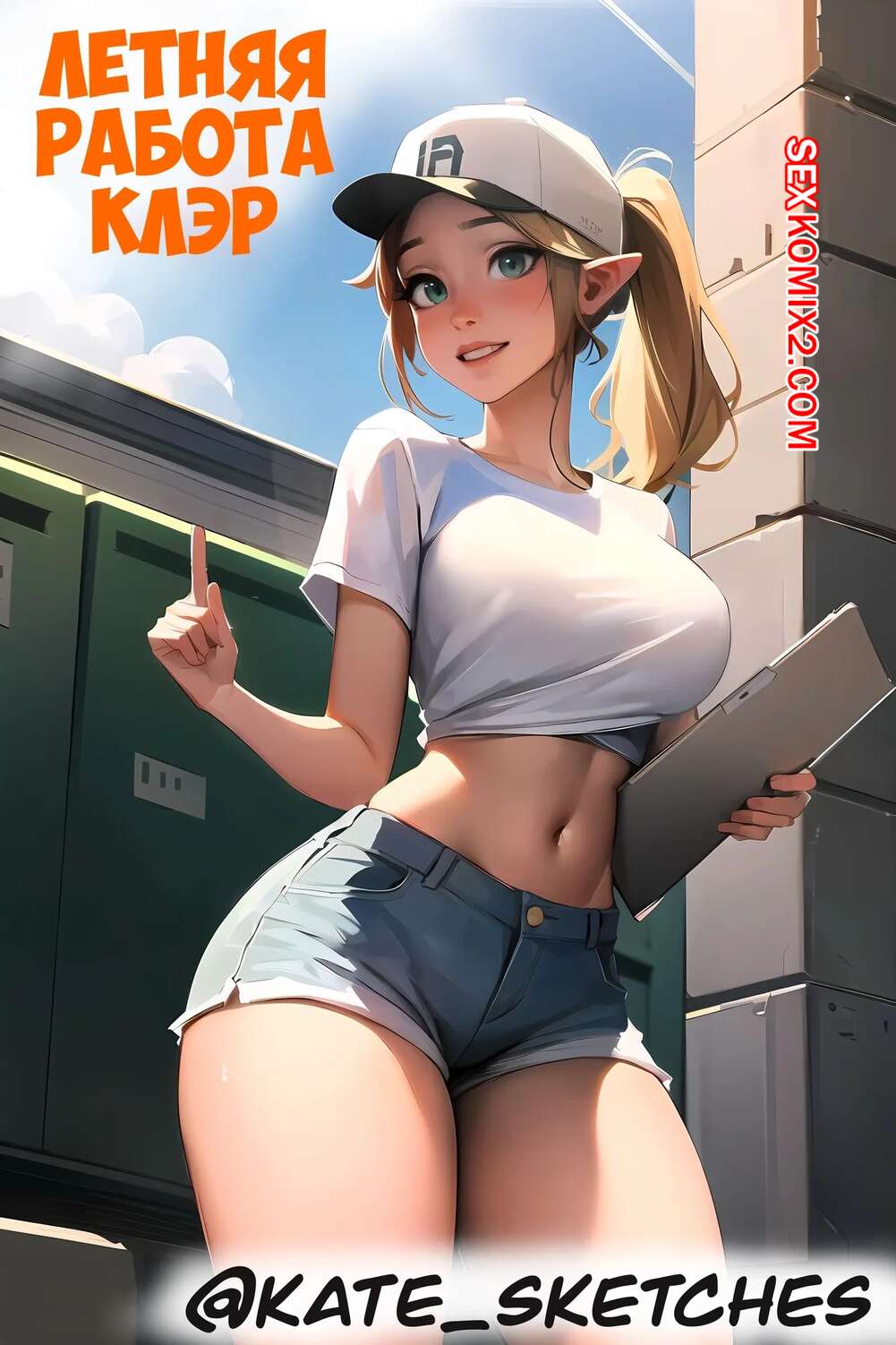 Порно комикс Летняя работа Клэр. Claires Summer Job. Kate Sketches.