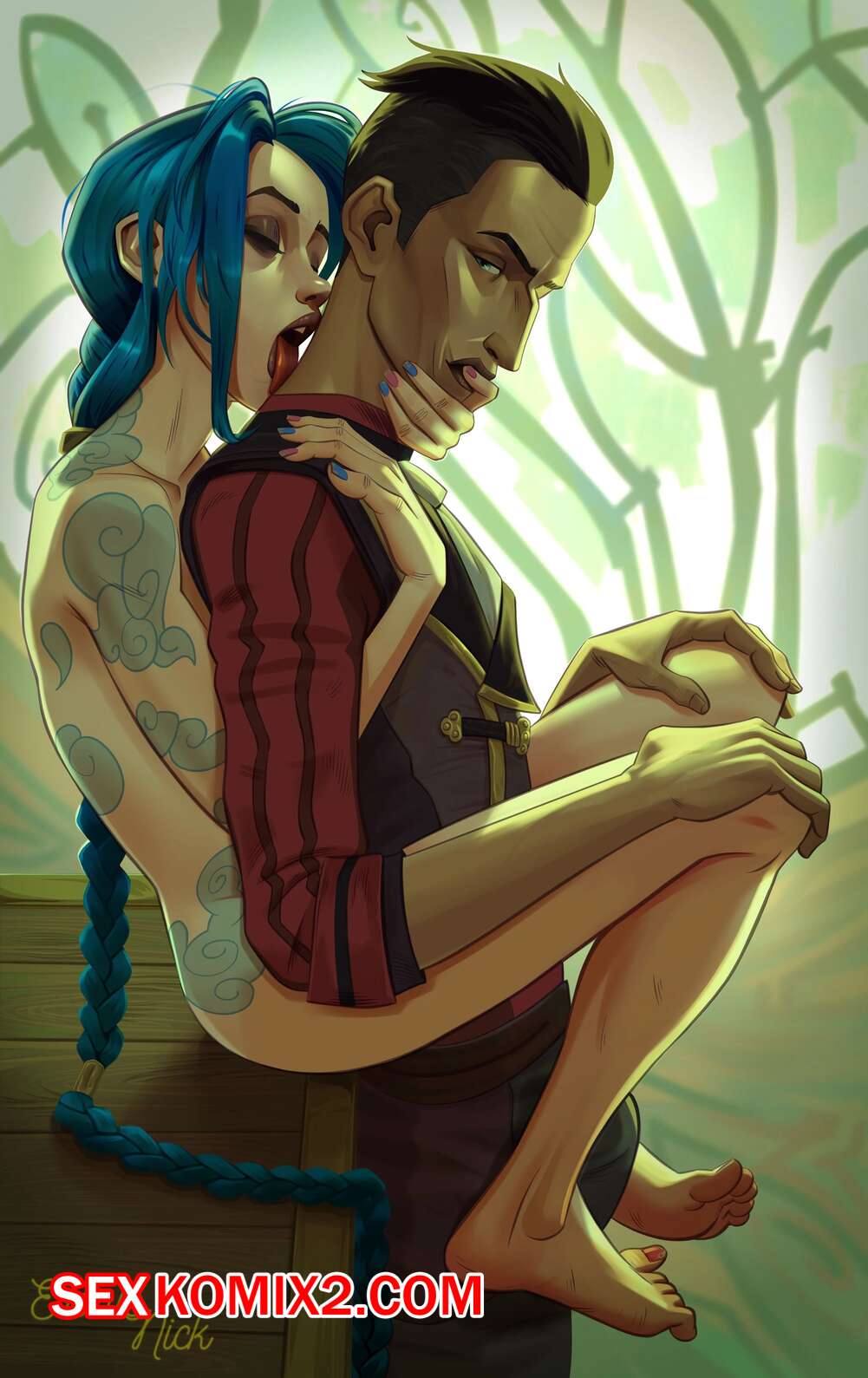 🍓 Порно комикс Лига Легенд. Джинкс и Силко. Jinx and Silco. League of  Legends. Nick Eronic секс комикс возбуждена и хотела 🍓 | Порно комиксы |  porn-comix.com