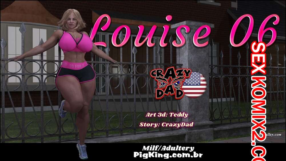 Порно комикс Луиза. Часть 6. CrazyDad3D