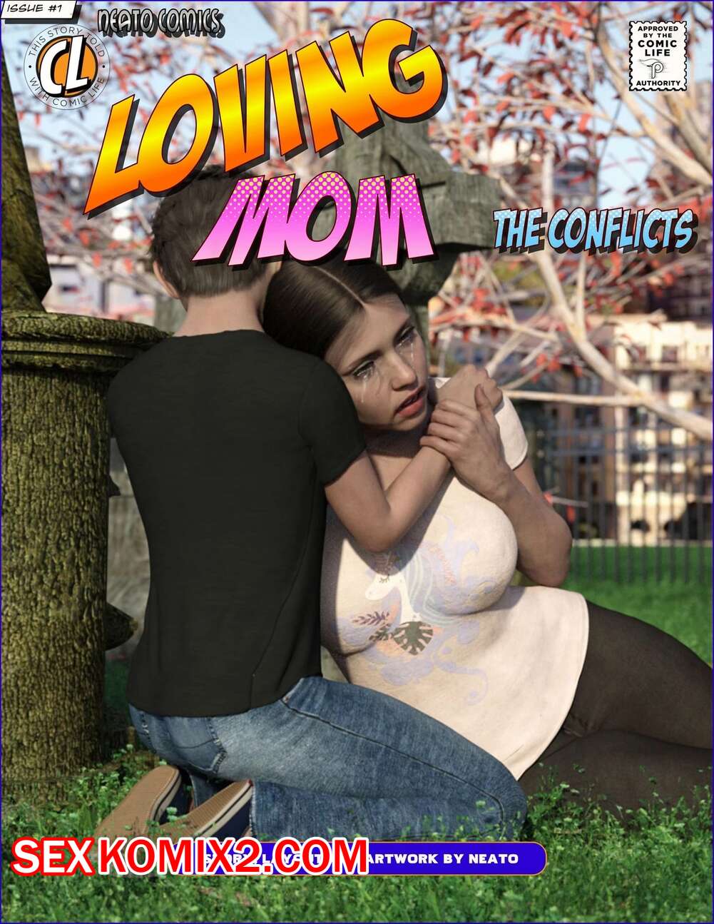 🍓 Порно комикс Любящая мама Часть 1 Loving Mom The Conflicts  