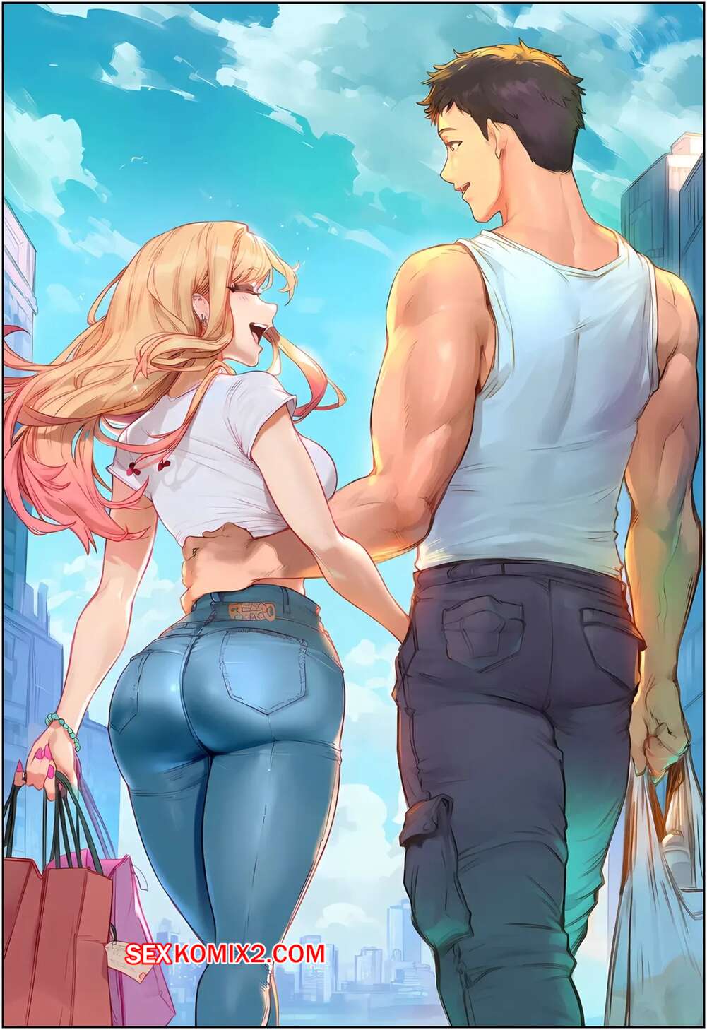 Порно комикс Marins Shopping Haul. AKSN