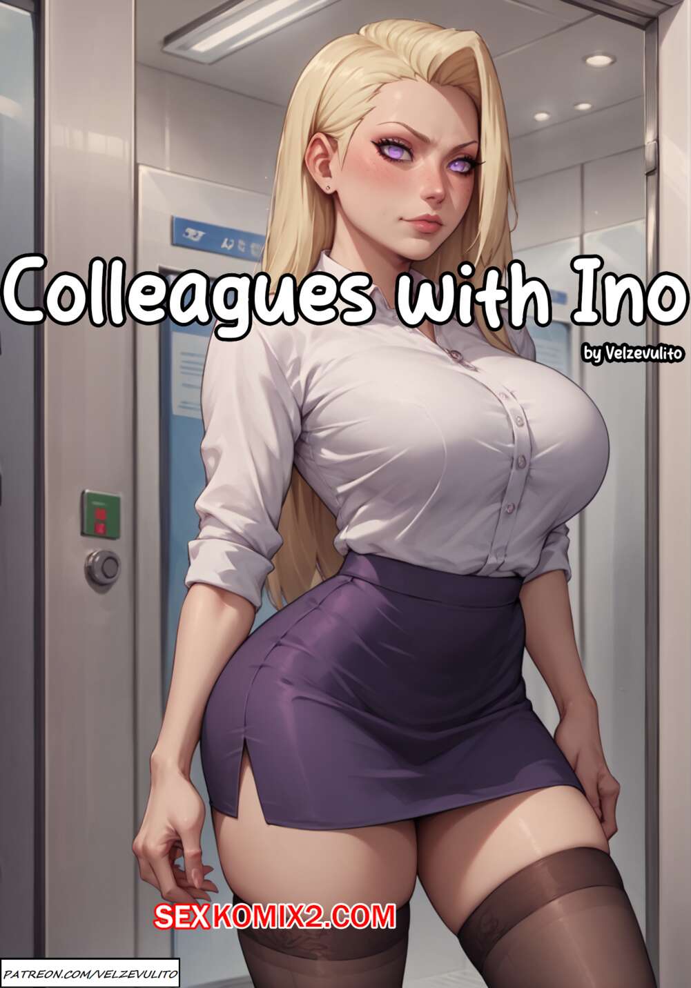 Порно комикс Наруто. Коллеги c Ино. Colleagues with Ino. Velzevulito