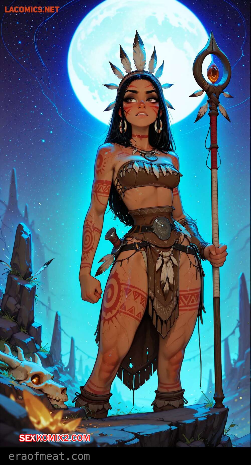 Порно комикс Native American 2. Era of Meat