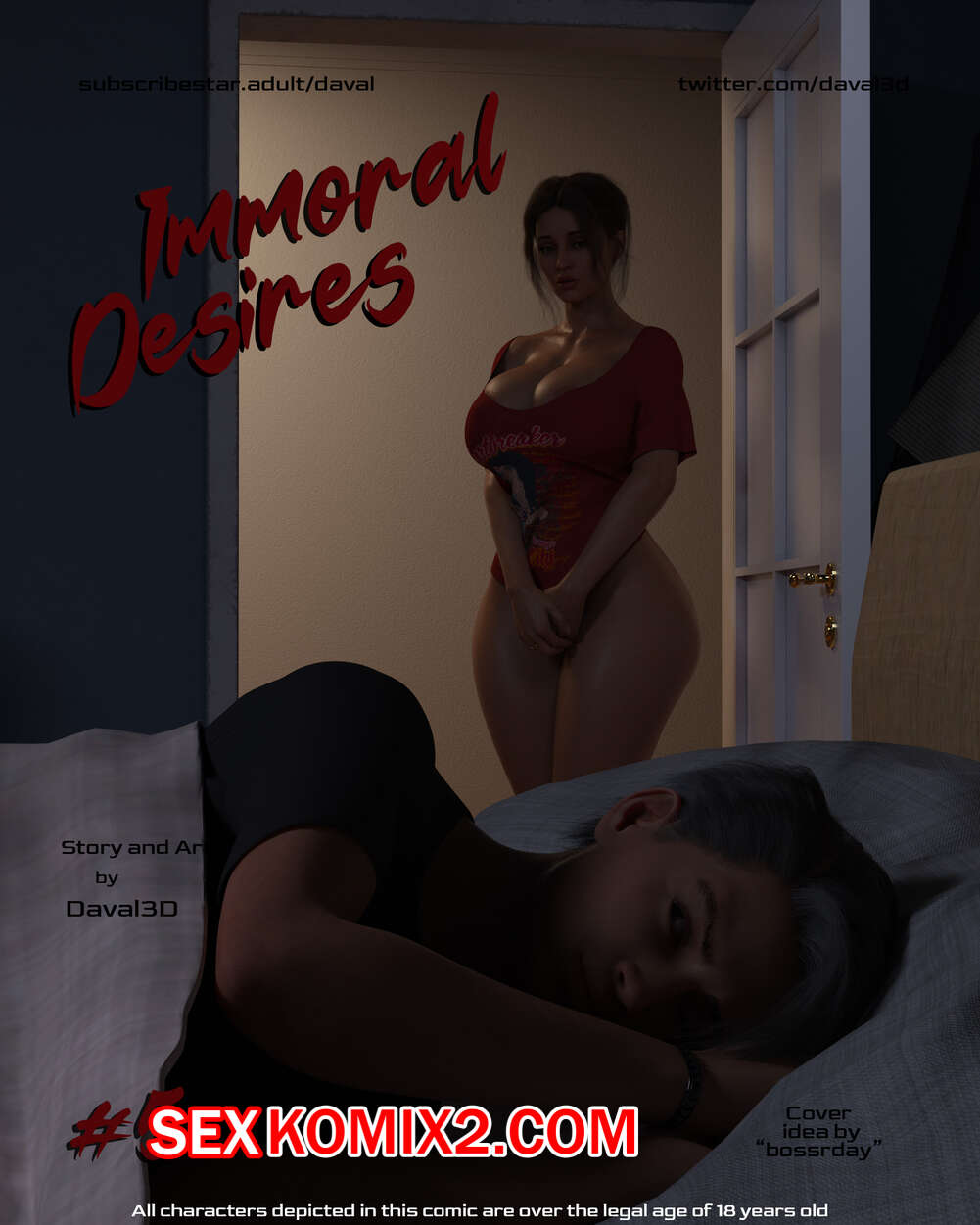 🍓 Порно комикс Непристойные желания мамаш. Часть 5. Immoral Desires.  Daval3D. секс комикс 5. Immoral Desires. 🍓 | Порно комиксы | porn -comix2.com