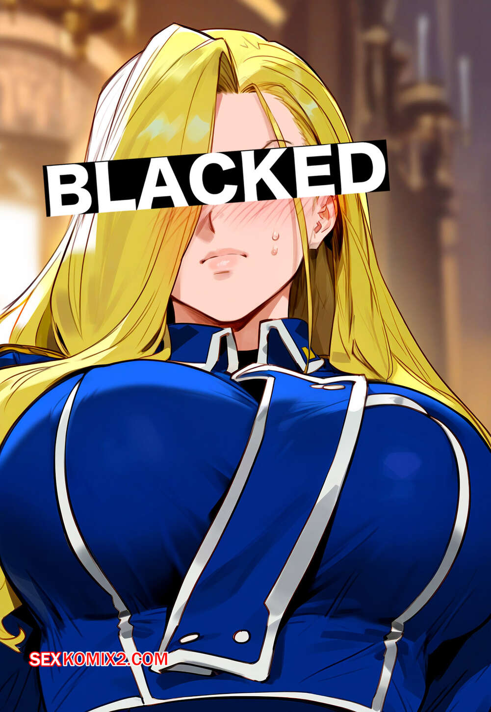 Порно комикс Olivier Mira Armstrong x BBC. Floxin