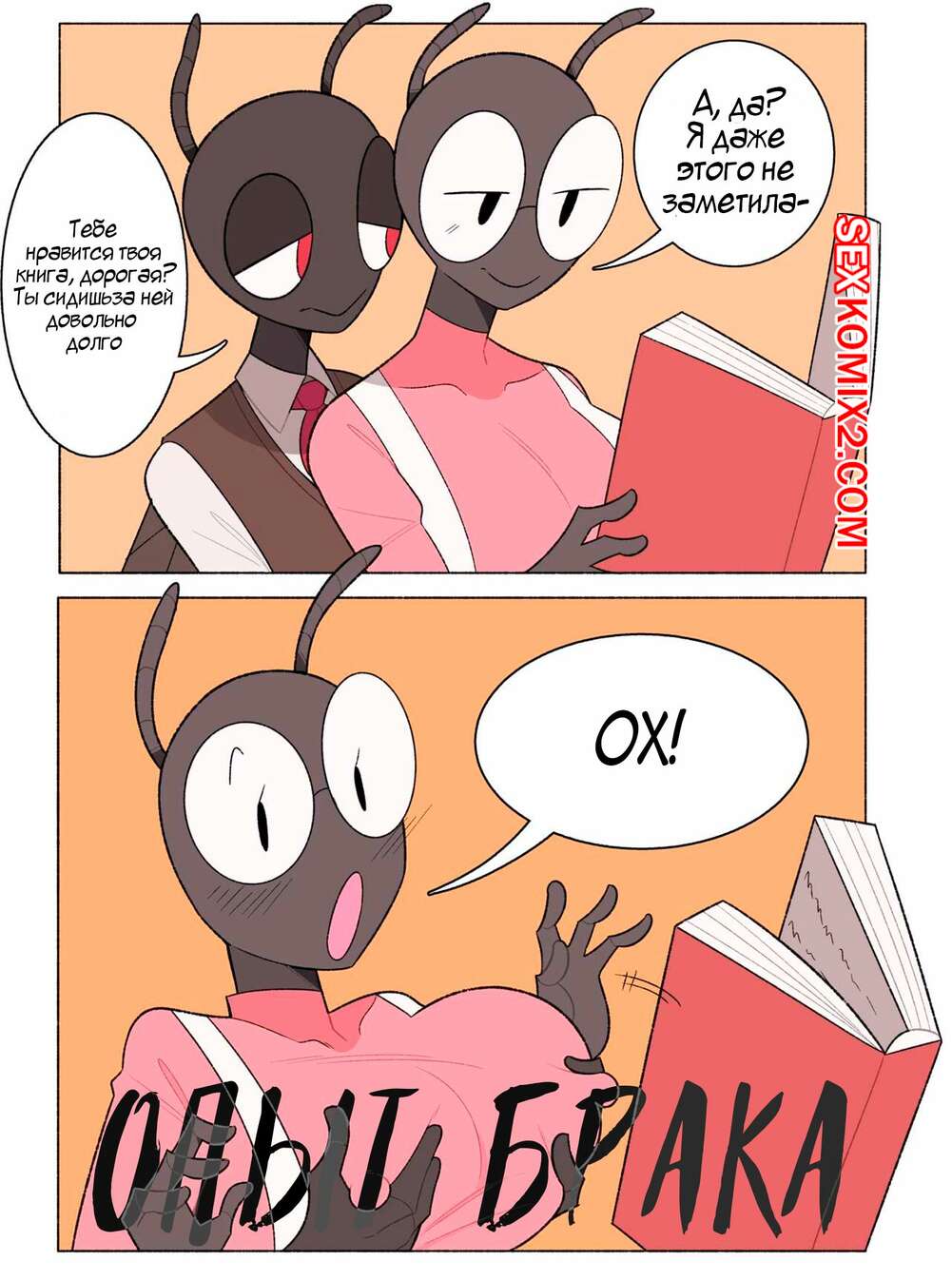 Порно комикс Опыт брака. Marriage Experience. Idolomantises