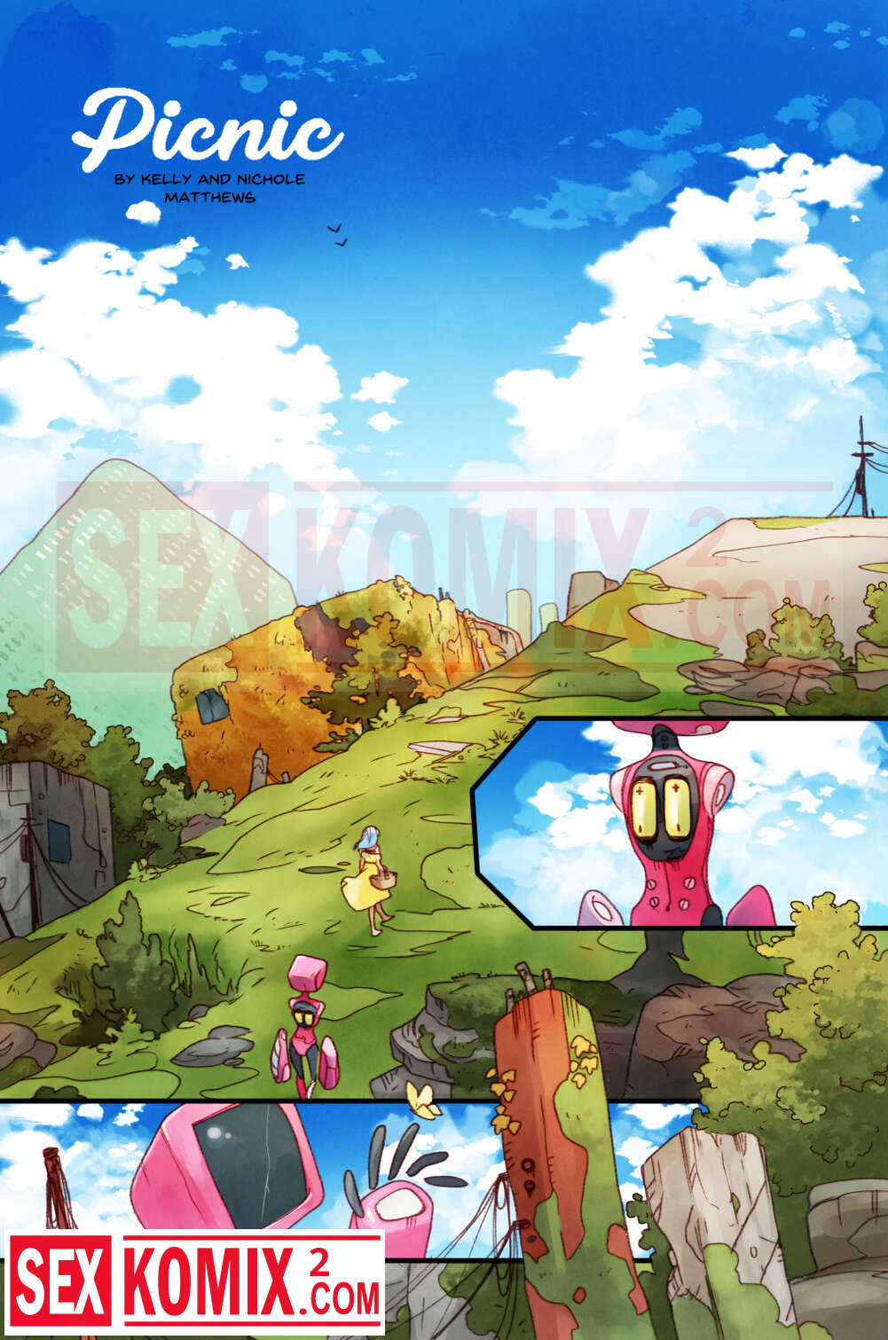 Порно комикс Пикник.