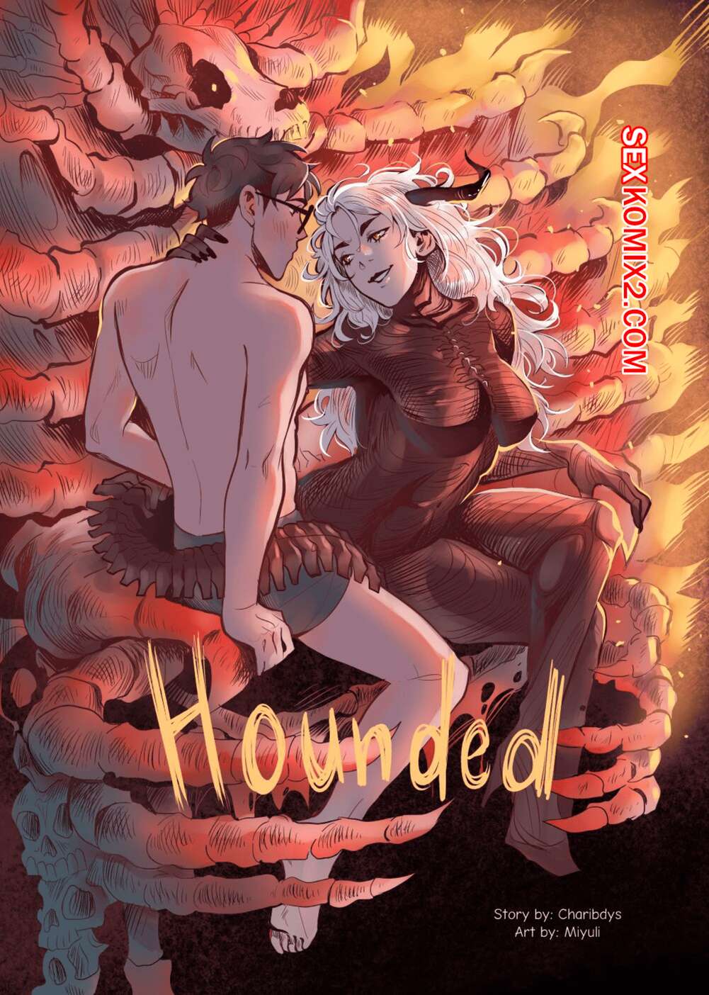 Порно комикс Преследуемый. Hounded. Miyuli