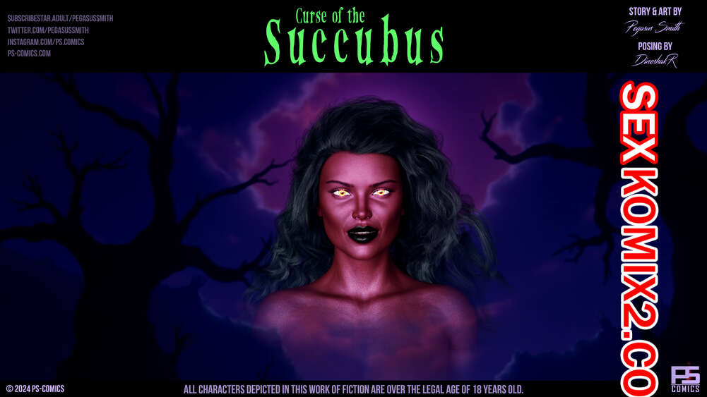 Порно комикс Проклятие суккуба. Curse of the Succubus. Pegasus Smith