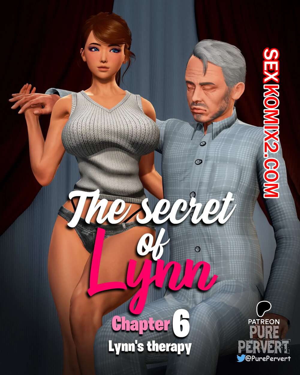 🍓 Порно комикс Секрет Линн Часть 6 The Secret Of Lynn Pure  