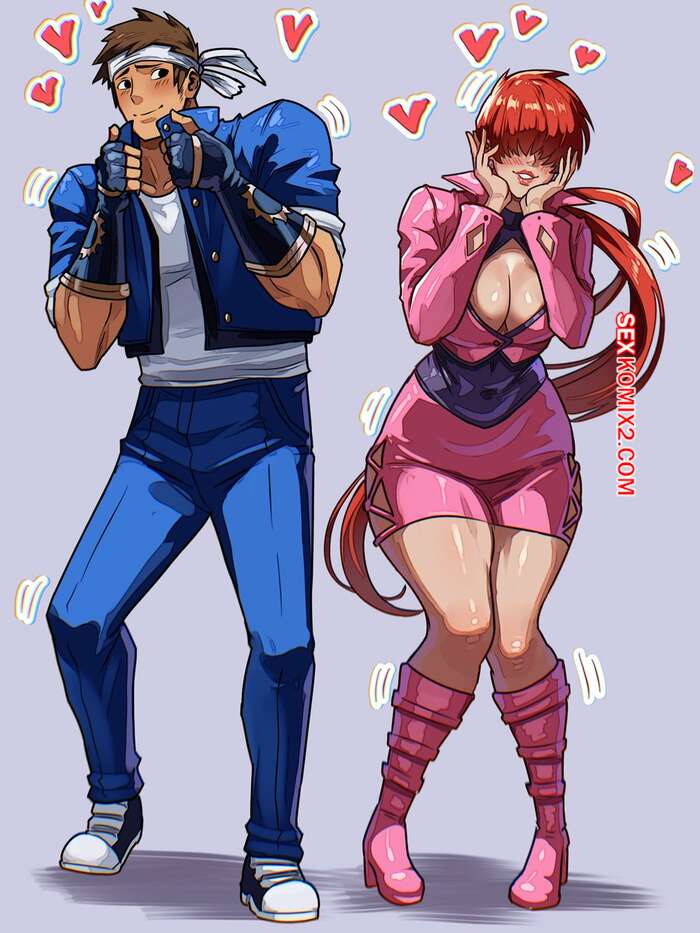 Порно комикс Shermie x Shingo. KOF. Vlizz