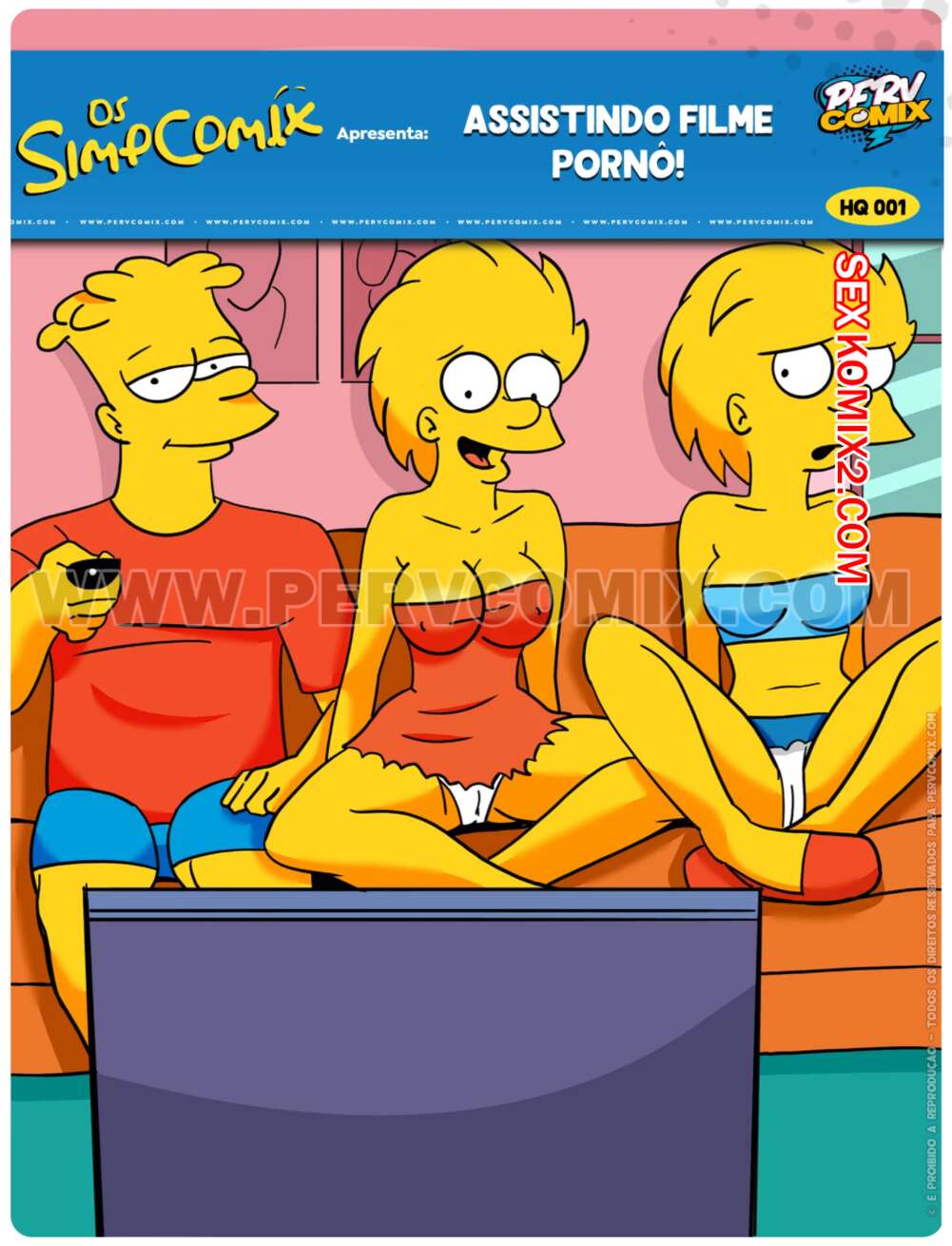 Порно комикс Симпсоны. Симпкомикс. Часть 1. Os SimpComix. PervComix