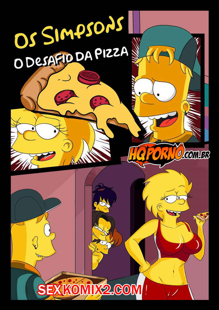 Порно комикс Симпсоны. Заказ пиццы. Симпсексы. HQqporno