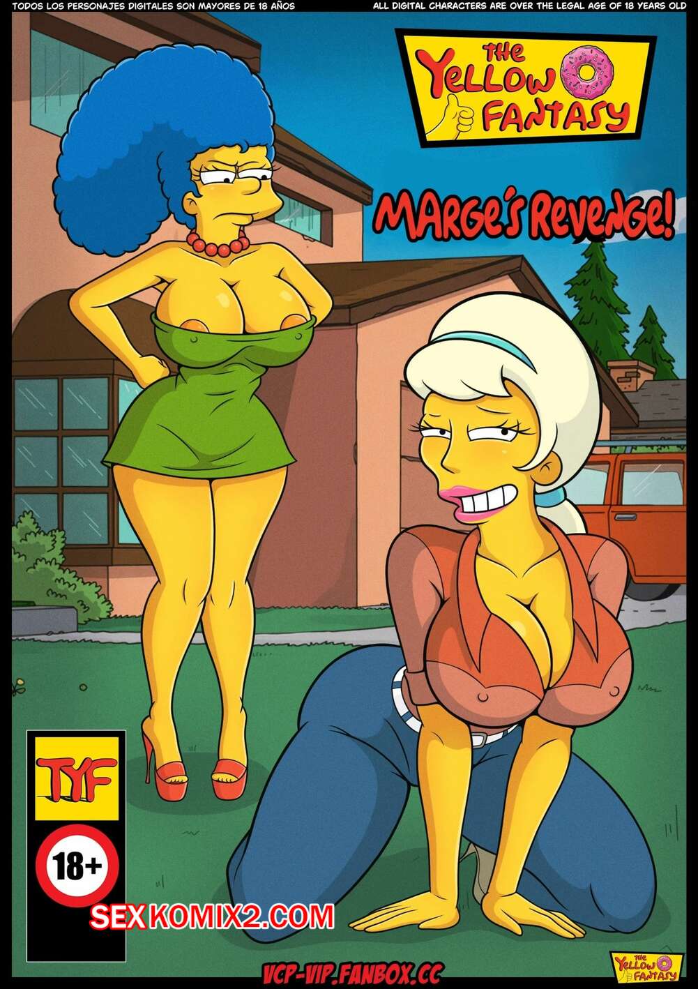 Порно комикс Симпсоны. Желтая фантазия. Часть 19. Месть Мардж. Marges Revenge