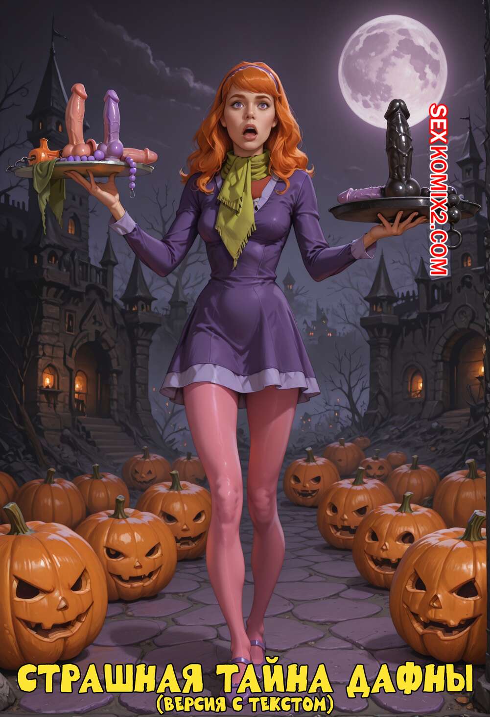 Порно комикс Скуби Ду. Страшная тайна Дафны. Версия с текстом. Shadow Renders