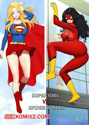 Порно комикс Супергерл и Женщина Паук. Supergirl and Spiderwoman. Mezzo.