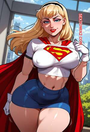 Порно комикс Supergirl. Floxin
