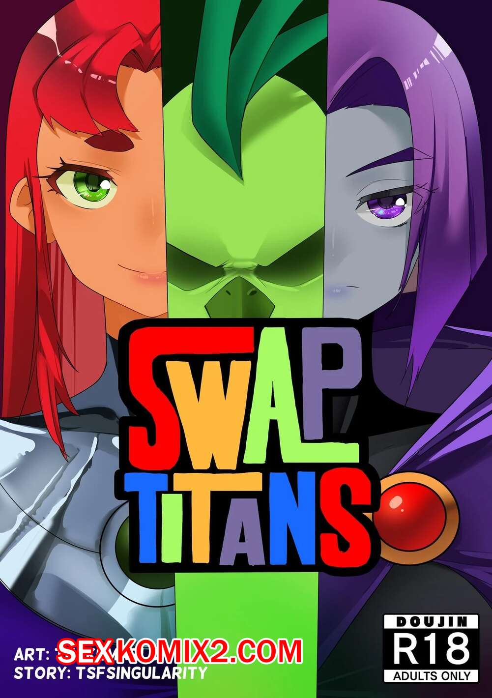 🍓 Порно комикс Teen Titans. Обмен титанов. Swap Titans. TSFSingularity.  секс комикс телами и решили 🍓 | Порно комиксы | porn-comix.com