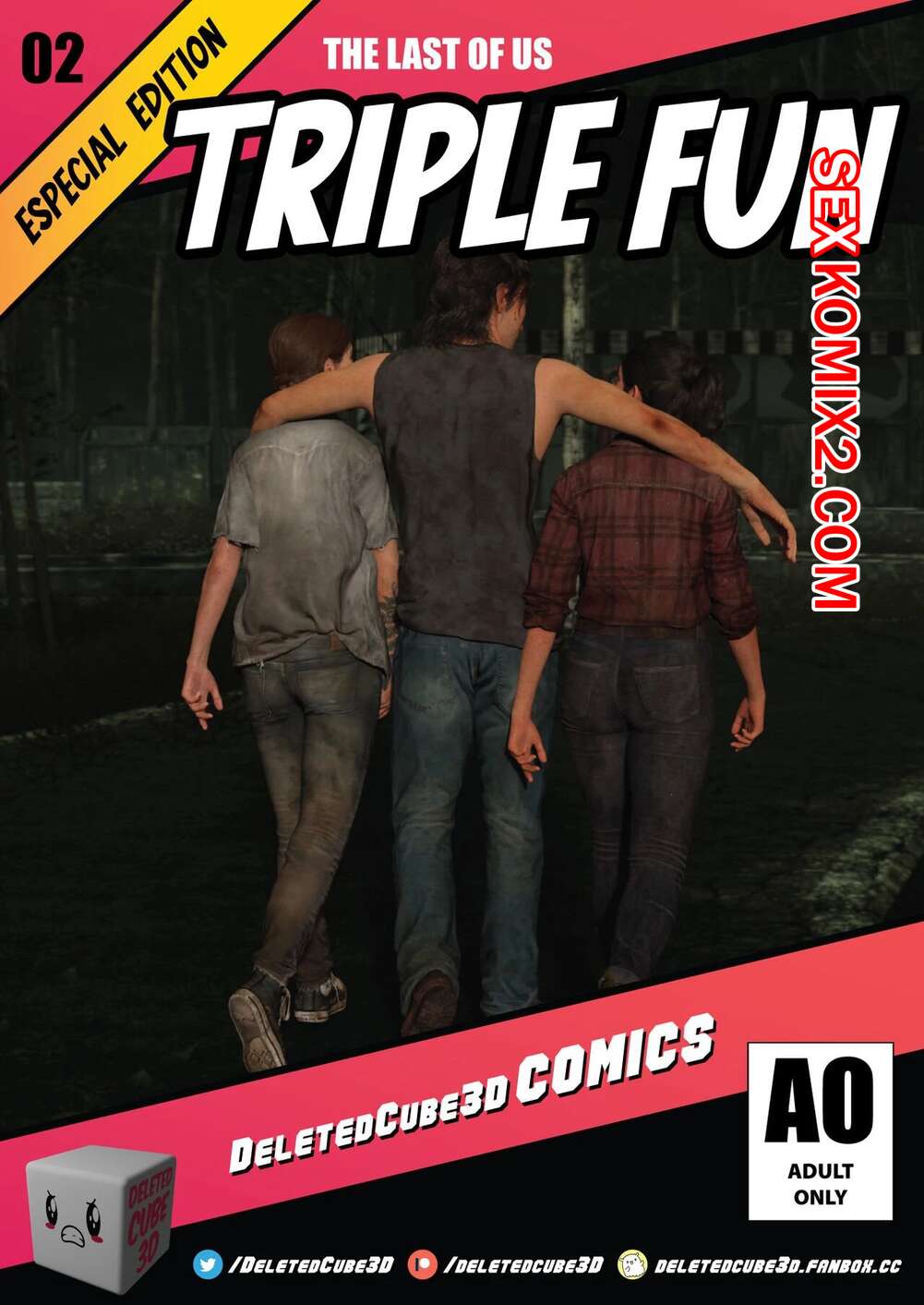 🍓 Порно комикс The Last of Us. Тройное веселье. Triple Fun. DeletedCube3D  секс комикс возбуждены и хотели 🍓 | Порно комиксы | porn-comix.com