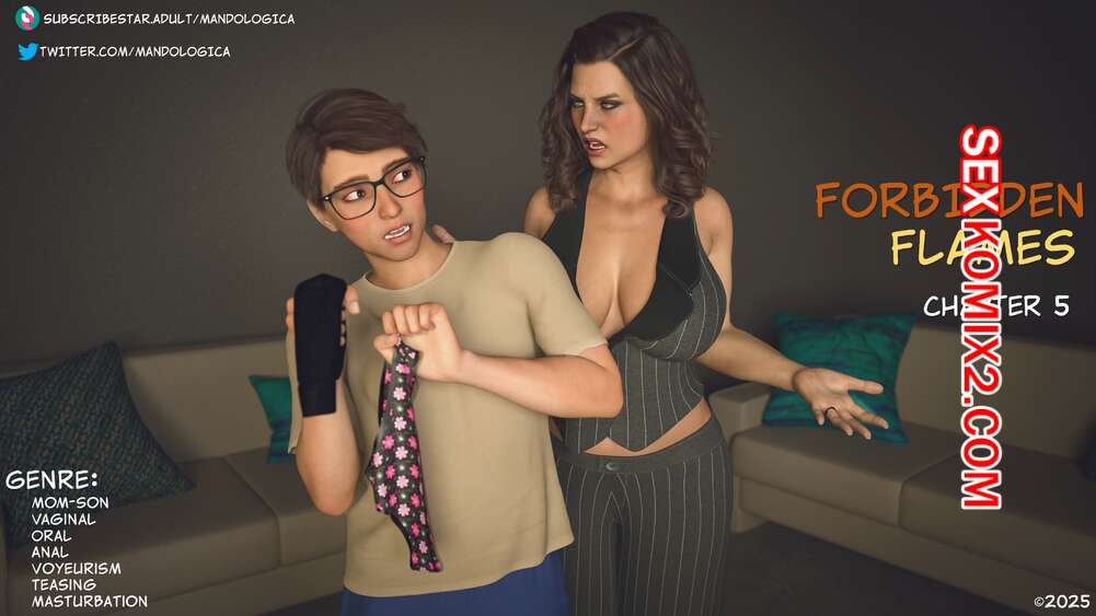 Порно комикс Запретное пламя. Часть 5. Forbidden Flames. MandoLogica