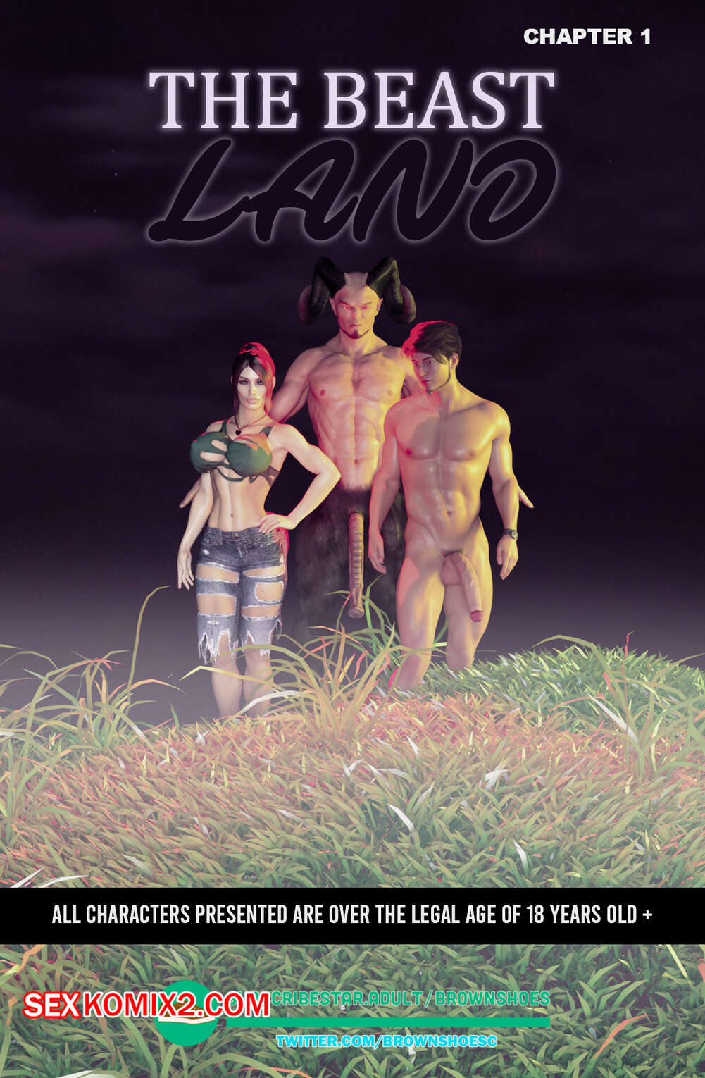 Порно комикс Земля Зверей. Часть 1. The Beast Land. Brown Shoes